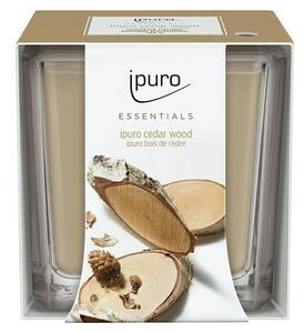 Dišeča sveča Ipuro ESSENTIALS Cedar Wood (125 g)