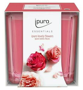 Dišeča sveča Ipuro ESSENTIALS Lovely Flowers (125 g)