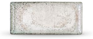 Pravokotni Krožnik, Silver Moon, 330x150mm, 2 kos
