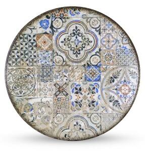 Desertni Krožnik Coupe, Vintage Mosaic, 170mm, 6 kos