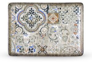 Pravokotni Krožnik, Vintage Mosaic, 235x170mm, 2 kos