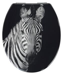 WC deska s počasnim zapiranjem 37,5 x 45 cm Zebra – Allstar