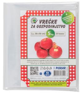 Vrečke za gospodinjstvo PISKAR 5 kg (25 kos)