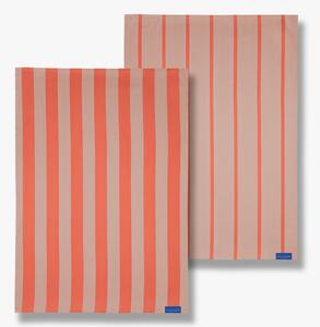 Bombažne kuhinjske krpe v kompletu 2 ks 50x70 cm Stripes – Mette Ditmer Denmark