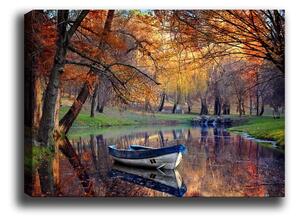 Slika Tablo Center Boat Lake, 70 x 50 cm