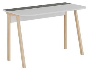 Livetastic Računalniška Miza Luton, Bela, Temno Siva, 120x60cm