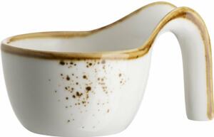 Mäser Gourmet skleda Pintar Bele rjave pike 12,5 x9 cm, L