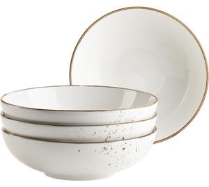Mäser 4-delni set skled Pintar Bele rjave pike 22cm