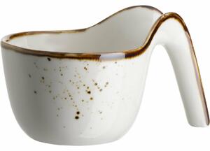 Mäser Gourmet skleda Pintar Bele rjave pike 9 x5,5 cm, S