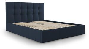 Modra zakonska postelja Mazzini Beds Nerin, 160 x 200 cm