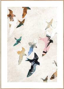 Slika 30x40 cm Abstract Birds – Malerifabrikken