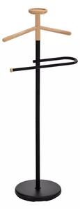 Kovinski obešalnik LUGO 110 cm črn