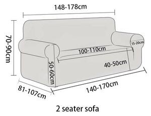 4Home Napenjalna prevleka za naslanjač z 2 sedežema Stone, 145 - 185 cm, 145 - 185 cm