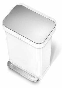 Simplehuman Pedal bin 45 l, bela