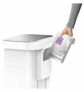 Simplehuman Pedal bin 45 l, bela