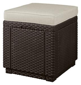 Temno rjav vrtni tabure Cube – Keter