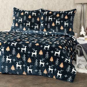 4Home Posteljnina iz mikroflanele Nordic Deer, 140 x 200 cm, 70 x 90 cm , 140 x 200 cm, 70 x 90 cm