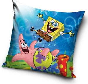 Prevleka za blazino Sponge Bob in Patrickovtrampolin, 40 x 40 cm