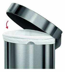 Simplehuman Pedal bin 45 L, mat jeklo