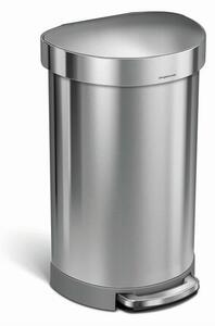 Simplehuman Pedal bin 45 L, mat jeklo