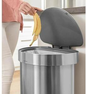 Simplehuman Pedal bin 45 L, mat jeklo