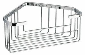 GEDY 2483 Pametna kotna polica za tuš kabino, 20 x8 x 15,1 cm, srebrna