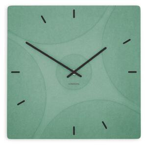 Stenska ura Luxhora Quadriva Mint Green 11 barv kazalcev