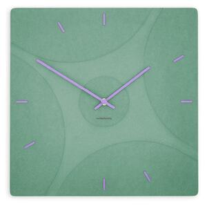 Stenska ura Luxhora Quadriva Mint Green 11 barv kazalcev