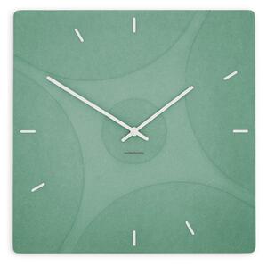 Stenska ura Luxhora Quadriva Mint Green 11 barv kazalcev