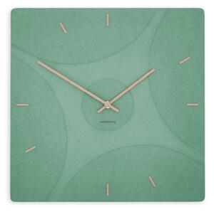Stenska ura Luxhora Quadriva Mint Green 11 barv kazalcev