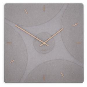 Stenska ura Luxhora Quadriva Light Grey 11 barv kazalcev