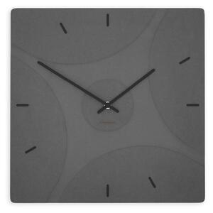 Stenska ura Luxhora Quadriva Black 11 barv kazalcev