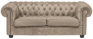 CHESTERFIELD ZOFA, bež tekstil