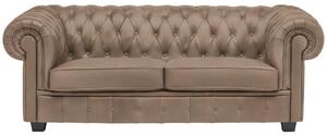 CHESTERFIELD ZOFA, svetlo rjava tekstil