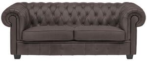 CHESTERFIELD ZOFA, sivorjava tekstil