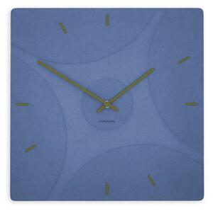 Stenska ura Luxhora Quadriva Dark Blue 11 barv kazalcev