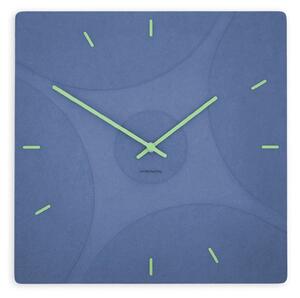 Stenska ura Luxhora Quadriva Dark Blue 11 barv kazalcev