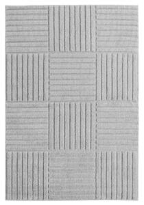 RAVNO TKANA PREPROGA ART 80/150 cm tkano srebrne barve