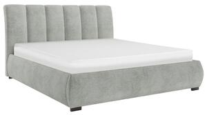 OBLAZINJENA POSTELJA 160 cm x 200 cm , les, tekstil, leseni material zelena
