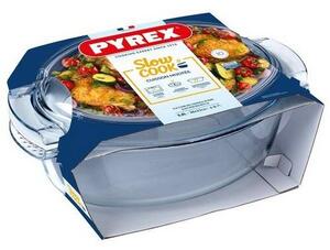 Pyrex Steklena posoda za peko s pokrovom, 5,8 l