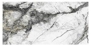 Granitogresne ploščice Marble Visage (60 x 120 cm, Temno siva, Sijaj)