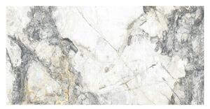 Granitogresne ploščice Marble Visage (60 x 120 cm, Bela/Siva, Sijaj)