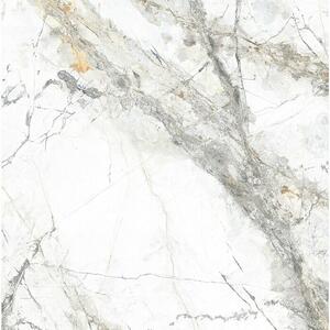 Granitogresne ploščice Marble Visage (60 x 60 cm, Bela/Siva, Sijaj)
