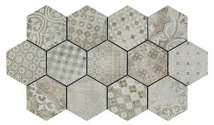 Marazzi Talne ploščice Rewind Decoro Hexagon (18,2 x 21 cm, Mat)