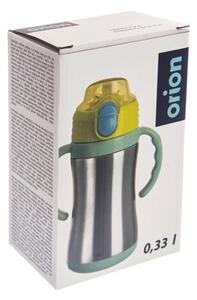 Orion Termos s slamico, 330 ml, zelen