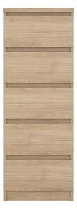 Komoda v hrastovem dekorju 40x111x50 cm Naia – Tvilum