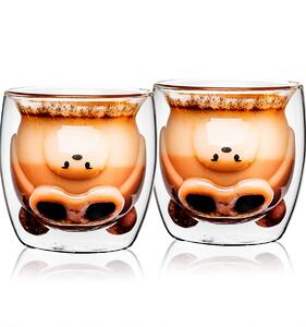 4Home Termo kozarec Hot&Cool Frosty Bear 250 ml, 2 kosa