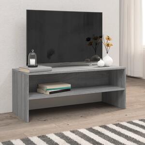 VidaXL TV omarica siva sonoma 100x40x40 cm inženirski les