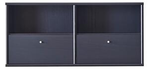 Črn garderobni panel v jesenovem dekorju Mistral - Hammel Furniture