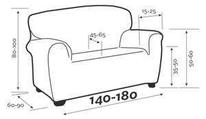 Napenjalni pokrov za sedež IRPIN bež , 140-180 cm, 140 - 180 cm